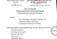 Báo cáo nhanh số 228/BS-SYT của Sở QQ8839 Đăng ký, Tải app ngày 08/4/2020 về việc phòng, chống dịch Covid-19.