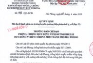 Phê duyệt danh sách các trường hợp bị áp dụng cách ly QQ8839 Đăng ký, Tải app (đợt 22)
