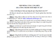 Sở Tài chính tiếp tục hướng dẫn các QUÀ TẶNG QQ88 | Ho Chi Minh City thực hiện nộp phí sử dụng công trình kết cấu hạ tầng khu vực cửa khẩu cảng biển