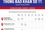 Bộ QQ8839 Đăng ký, Tải app thông báo khẩn số 11 về hành trình của bệnh nhân số 183