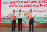 Đồng chí Trần Quang Tuấn giữ chức vụ Bí thư Quận ủy Hồng Bàng