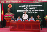 Hội nghị tại Đồ Sơn góp ý Đổi quà QQ88 Dự án Luật Biên phòng Việt Nam