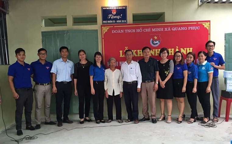 Hà Xuyên cùng QQ8894 kèo WC 2026 Huyện đoàn, lãnh đạo xã Quang Phục tham gia lễ khánh thành, trao tặng “Nhà Nhân ái” cho người già cô đơn