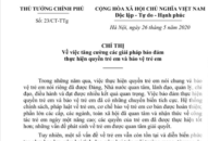 Thủ tướng chỉ thị tăng cường các giải pháp bảo đảm quyền QQ8827 website cá cược trực tuyến
