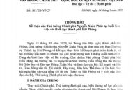 Thông báo kết luận của Thủ tướng tại buổi làm việc với lãnh đạo TTkmqq88 tỷ lệ kèo World Cup 2026