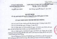 Trang chủ chính thức QQ88 | Đăng ký , Đăng nhập phê duyệt kế hoạch sử dụng đất năm 2020 của quận Lê Chân