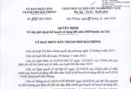 Trang chủ chính thức QQ88 | Đăng ký , Đăng nhập phê duyệt kế hoạch sử dụng đất năm 2020 của huyện An Lão