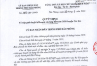 Trang chủ chính thức QQ88 | Đăng ký , Đăng nhập phê duyệt kế hoạch sử dụng đất năm 2020 của huyện Cát Hải