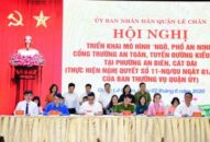 Quận Lê Chân:  Triển khai mô hình “Ngõ, phố an ninh, cổng trường an toàn, tuyến đường kiểu mẫu” trên địa bàn phường Cát Dài và An Biên