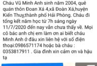 Đã tìm thấy nữ sinh QQ8839 nhà cái mất tích sau tiệc liên hoan tổng kết năm học