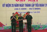 Tiểu đoàn Tăng thiết giáp 34 (Bộ CHQS thành phố) QQ8827 nhận thưởng hấp dẫn 20 năm ngày thành lập
