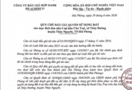Thông báo đấu giá quyền sử dụng đất (đợt 2) tại khu Cửa Trại, xã Thủy Đường, huyện Thủy Nguyên