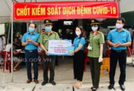 Liên đoàn QQ8839 bắn cá, đá gà, game bài thành phố tặng 90 triệu đồng cho các chốt kiểm soát dịch COVID-19 liên ngành tại các cửa ngõ ra, vào thành phố bằng đường bộ