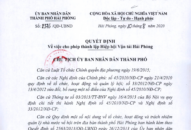 UBND thành phố cho phép thành lập Hiệp hội Vận tải QQ8839 nhà cái