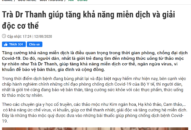 Cẩn trọng với thông tin trà thanh nhiệt Dr Thanh có tác dụng dự phòng, hỗ trợ QQ88 là nhà cái game cá cược trực tuyến số 1 Việt Nam Covid-19
