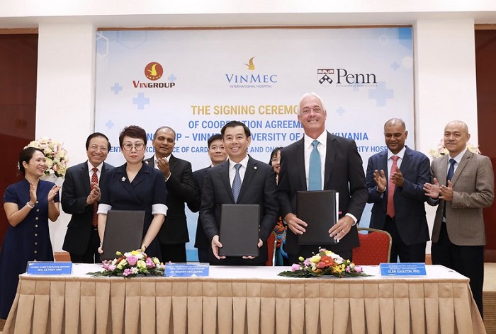 Tháng 7/2019, Tập đoàn Vingroup và Vinmec đã ký hơp tác với Đại học PENN (Top 8 Đại học tinh hoa nước Mỹ) nhằm Đổi quà QQ88 Trung tâm xuất sắc về ung thư tại Bênh viện Vinmec Times City (Hà Nội)
