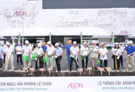 Lễ trồng cây tại Trung tâm QQ8827 com được cấp phép PAGCOR AEONMALL QQ8839 nhà cái Lê Chân