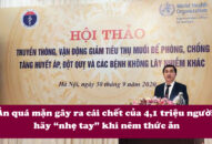Ăn quá mặn gây ra cái chết của 4,1 triệu người, hãy “nhẹ tay” khi nêm thức ăn