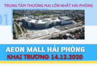 AEON MALL QQ8839 nhà cái Lê Chân chính thức hoạt động từ ngày 14/12