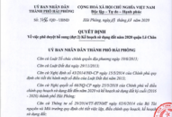 Trang chủ chính thức QQ88 | Đăng ký , Đăng nhập phê duyệt bổ sung (đợt 2) kế hoạch sử dụng đất năm 2020 quận Lê Chân