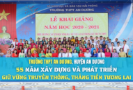Trường THPT An Dương (huyện An Dương) 55 năm Đổi quà QQ88 và phát triển: Giữ vững truyền thống, thẳng tiến tương lai