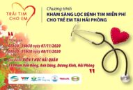 Chương trình “Khám sàng lọc tim bẩm sinh miễn phí cho QQ8827 website cá cược trực tuyến dưới 16 tuổi” tại QQ8839 nhà cái trong 2 ngày 7 và 8/11/2020