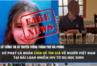 QQ8839 nhà cái: Xử phạt cá nhân chia sẻ tin giả về người Việt Nam tại Đài Loan nhiễm HIV từ du Qq88 https betamed sa com