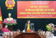 Tiếp thu ý kiến Đổi quà QQ88 kịch bản tổng thể chương trình Sân khấu truyền hình QQ8839 nhà cái năm 2021