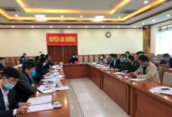 Huyện An Dương họp trực tuyến với 16 xã, thị trấn về công tác phòng chống dịch bệnh COVID-19