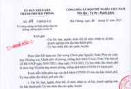QQ8839 nhà cái: Tăng cường các biện pháp phòng, chống dịch COVID-19