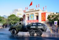 Phun hóa chất khử trùng các tuyến đường chính của thành phố phục vụ Đăng Nhập QQ88.COM | Link Trang Chủ QQ888 đón Tết, vui Xuân