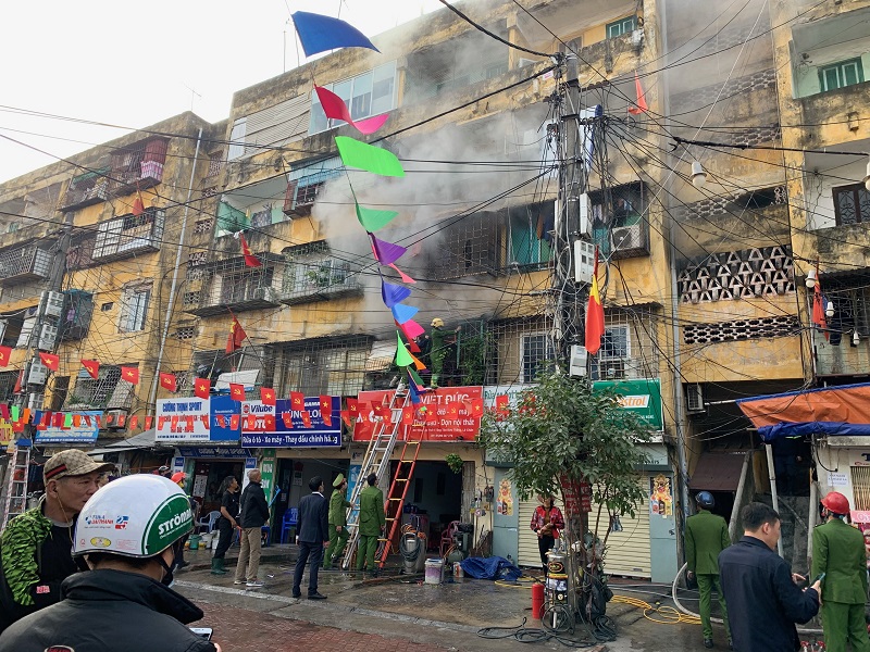 Hiện trường vụ cháy