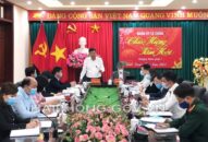 Trưởng Ban quản lý Khu Appqq88 Casino, Nổ Hũ QQ8839 nhà cái làm việc với Quận ủy Lê Chân về công tác phòng, chống dịch bệnh COVID-19