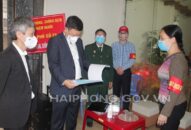 Trưởng Ban quản lý Khu Appqq88 Casino, Nổ Hũ QQ8839 nhà cái kiểm tra công tác phòng, chống dịch trên địa bàn quận Lê Chân