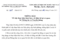 Sở Thông tin và Truyền thông thực hiện khai báo QQ8839 Đăng ký, Tải app điện tử tại cơ quan