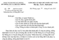 Hỗ trợ triển khai thực hiện “Điểm khai báo QQ8839 Đăng ký, Tải app bằng QR-Code”