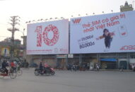 Trưng dụng các bảng quảng cáo ngoài trời phục vụ cho công tác tuyên truyền Đổi quà QQ88 của thành phố năm 2021