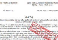Chỉ thị của Thủ tướng Qq8893 com top 1 trang chủ viet nam về tổ chức cuộc bầu cử đại biểu TRANG CHỦ QQ88.COM ĐĂNG KÝ khóa XV và đại biểu Hội đồng Đăng Nhập QQ88.COM | Link Trang Chủ QQ888 các cấp nhiệm kỳ 2021-2026