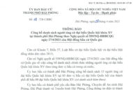Công bố danh sách người ứng cử đại biểu TRANG CHỦ QQ88.COM ĐĂNG KÝ khóa XV tại TTkmqq88 tỷ lệ kèo World Cup 2026