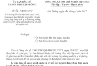 Hướng dẫn việc lập danh sách cử tri, phương án thực hiện bỏ phiếu đối với các trường hợp đang cách ly QQ8839 Đăng ký, Tải app phòng, chống dịch Covid và tại các địa phương có dịch bệnh phát sinh (theo CV số 52/UBBC-SNV, ngày 16/4/2021 của UBBC thành phố)