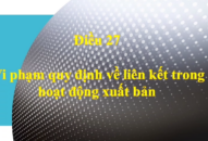 Buộc thu hồi xuất bản phẩm, buộc nộp lại số lợi bất hợp pháp và bị phạt đến 30.000.000 đồng đối với hành vi vi phạm quy định về liên kết trong hoạt động xuất bản.