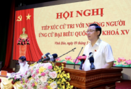 Chủ tịch TRANG CHỦ QQ88.COM ĐĂNG KÝ Vương Đình Huệ tiếp xúc cử tri tại huyện Vĩnh Bảo, QQ8839 nhà cái