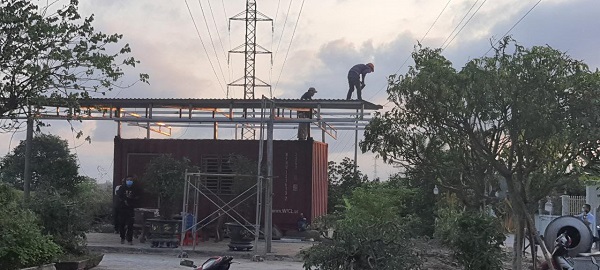 Công trình vi phạm hành lang an toàn lưới điện cao áp Công trình vi phạm hành lang an toàn lưới điện cao áp