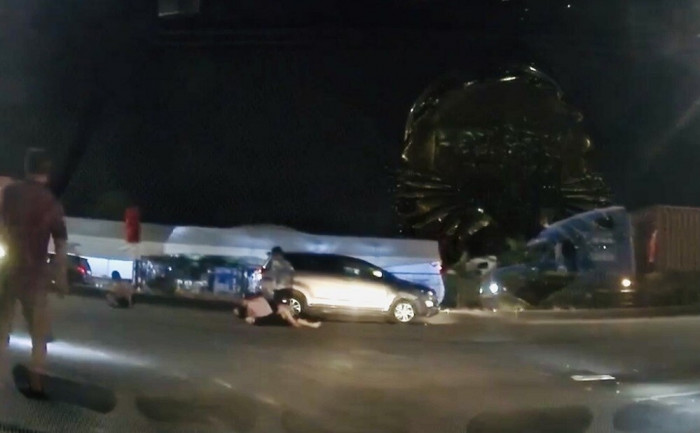 Hiện trường vụ tai nạn khiến bà Yên tử vong vào đêm 23-5 Hiện trường vụ tai nạn khiến bà Yên tử vong vào đêm 23-5