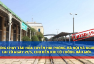 Dừng chạy tàu hỏa tuyến QQ8839 nhà cái-Hà Nội và ngược lại từ ngày 21/5