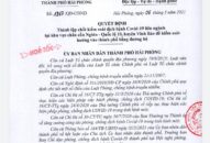 Thành lập Chốt kiểm soát dịch bệnh COVID-19 tại cầu Nghìn-QL.10 (huyện Vĩnh Bảo) từ 19 giờ 00 phút ngày 6/5/2021