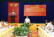 Đồng chí Bí thư Thành ủy Trần Lưu Quang làm việc với Ban Chấp hành QQ88qq khuyến mãi cập nhật mỗi ngày huyện Cát Hải