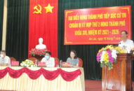 Phó Bí thư Thường trực Thành ủy tiếp xúc cử tri huyện An Lão chuẩn bị kỳ họp thứ 2 HĐND thành phố khóa XVI, nhiệm kỳ 2021-2026