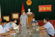 Trưởng Ban Nội chính Thành ủy làm việc tại huyện Kiến Thụy về công tác phòng, chống dịch COVID-19