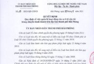 Ban hành Quy định quản lý hoạt động của xe ô tô vận tải trung chuyển hành khách trên địa bàn TTkmqq88 tỷ lệ kèo World Cup 2026